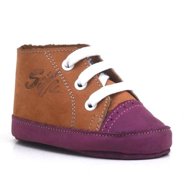 Silzz Hakiki Deri İlk Adım Ev Patik Bebek Ayakkabı 0-6 Ay ürün görseli