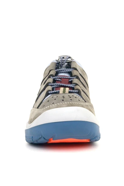 Rakerplus Hakiki Deri Kum Bordo Lastik Bağcıklı Çocuk Outdoor Ayakkabı - Resim 3