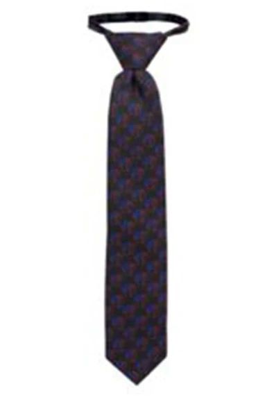 Fil Temalı Siyah Çocuk Kravat - Resim 2