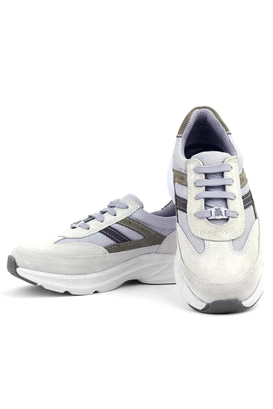 Rakerplus Hakiki Deri Anatomik Vizon Haki Bağcıklı Hafif Çocuk Spor Ayakkabı - Resim 7