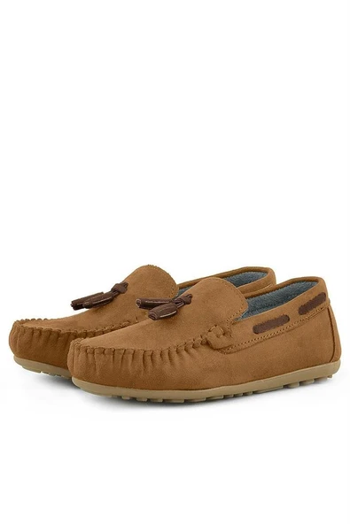 Rakerplus Taba Kahve Erkek Çocuk Makosen Ayakkabı - Resim 5