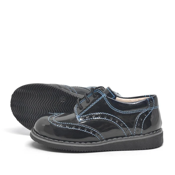 Rakerplus Hidra Siyah Rugan Erkek Klasik Bebek Ayakkabı - Resim 4