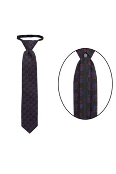 Fil Temalı Siyah Çocuk Kravat ürün görseli