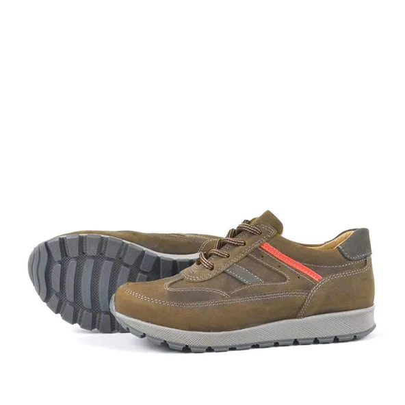 Rakerplus Hakiki Deri Kum Bağcıklı Erkek Çocuk Spor Okul Ayakkabı - 4