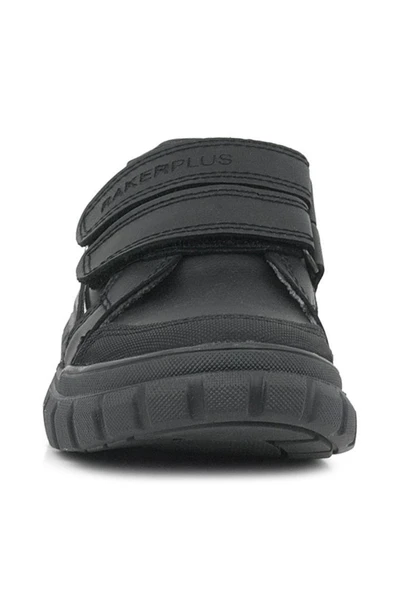 Rakerplus Hakiki Deri Siyah Cırtlı Günlük Spor Çocuk Okul Ayakkabı - 3
