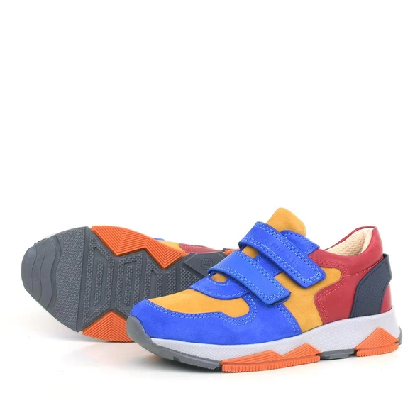 Rakerplus Hakiki Deri Renkli Çocuk Spor Ayakkabı - Resim 5