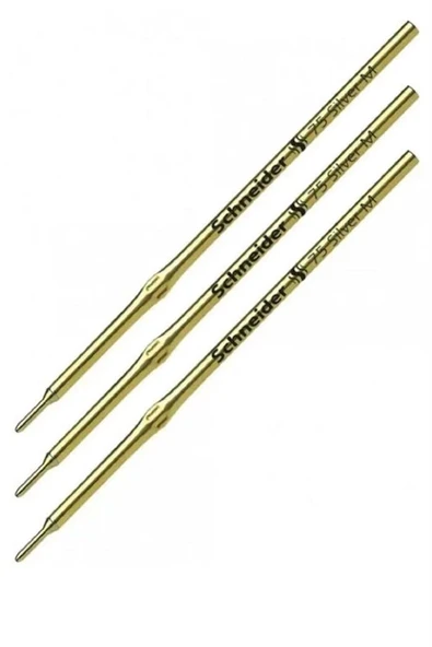 Gümüş Renk Deri Çizim Kalemi 3lü Paket - 2