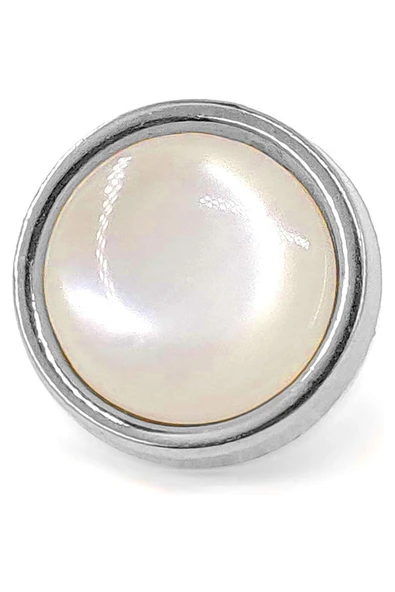 20 Adet Yarım Yuvarlak 15mm İnci Çakma Rivet - 4