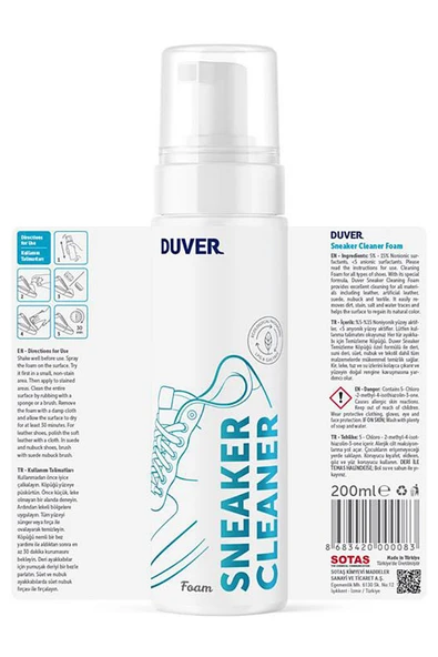 Duver 3'lü 200 ml Ayakkabı Temizlik, Bakım ve Koruma Seti - 10