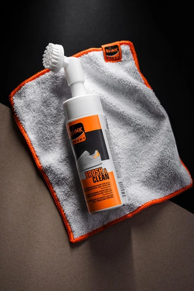 Blink Sport Brush Clean Susuz Fırçalı Ayakkabı Temizleme Köpüğü 150 ml - Resim 4