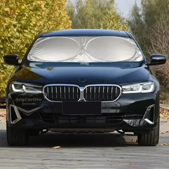 Oto Katlanabilir Premium Ön Güneşlik Ön Arka Cam Gölgelik Metalize Yeni Nesil Güneş Koruyucu Oto Araba Suv Tır 69 cm x 149 cm - 10
