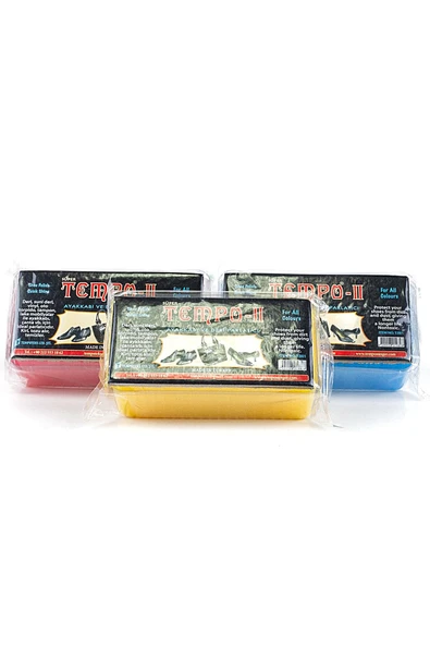 Tempo Naturel Ayakkabı ve Deri Parlatma Süngeri 3 Adet ürün görseli