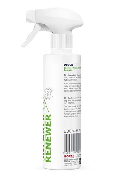 Duver 3'lü 200 ml Ayakkabı Temizlik, Bakım ve Koruma Seti - 6