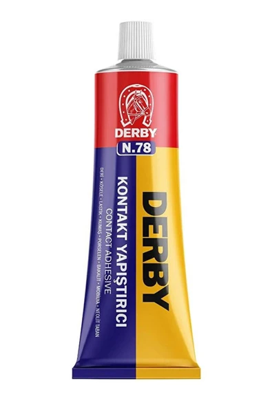 Derby N.78 Kontakt Tüp 125g Büyük Boy Deri Yapıştırıcı