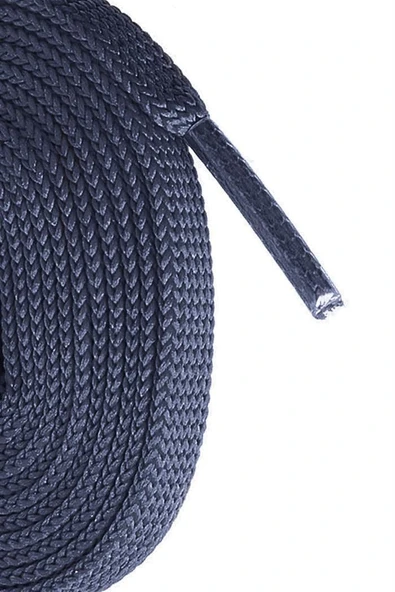 Mavi Gri 1 cm Kalınlığında 1 Çift Yassı Spor Ayakkabı Bağcığı - Resim 6