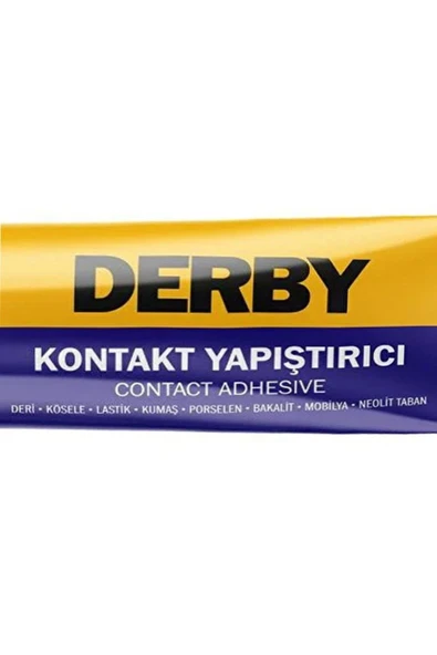 Derby N.78 Kontakt Tüp 125g Büyük Boy Deri Yapıştırıcı - 4