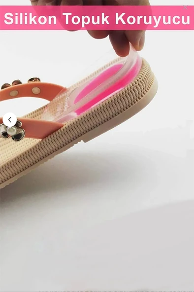 Silikon Topuk Koruyucu 1 Çift Ayak Ağrı Önleyici Ped Kaydırmaz Yükseltici Ortopedik Taban Nasır - 4