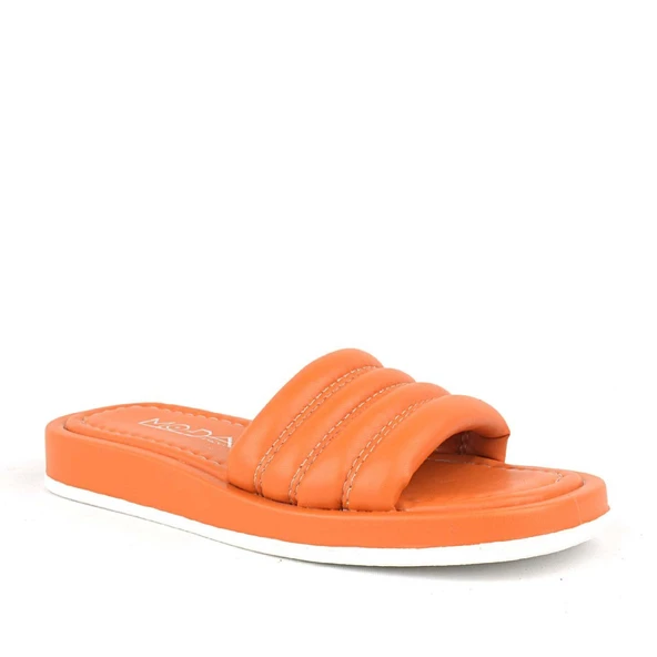 Turuncu Tek Bant Şişme Kadın Terlik ürün görseli
