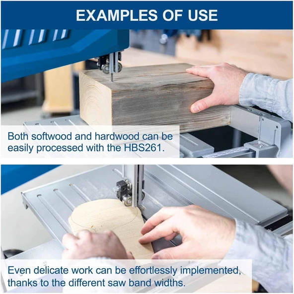 Scheppach HBS261 550 W Şerit Testere Makinesi - 2