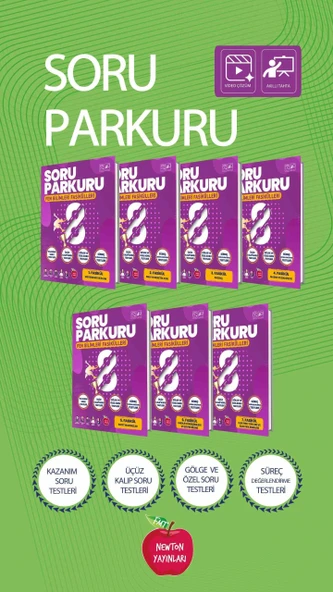 Newton 8.Sınıf Soru Parkuru Fen Bilimleri Set Yeni ürün görseli