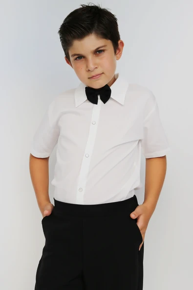 Erkek Çocuk Santino Papyonlu Alt Üst Takım 23 Nisan 29 Ekim 10 Kasım 19 Mayıs Gösteri Kıyafeti - Resim 2