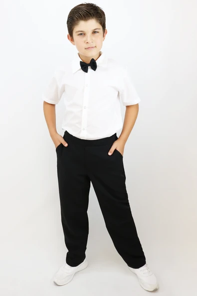 Erkek Çocuk Santino Papyonlu Alt Üst Takım 23 Nisan 29 Ekim 10 Kasım 19 Mayıs Gösteri Kıyafeti - Resim 8