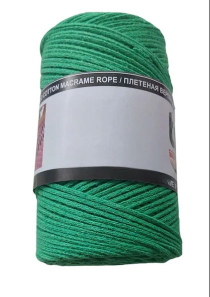 Pamuk Makrome 2 mm Yeşil ürün görseli