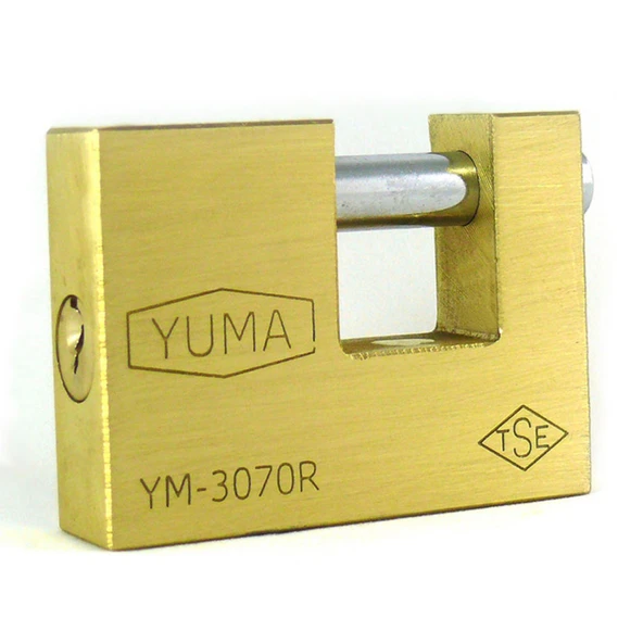 Yuma Kayar Milli Pirinç Asma Kilit 80mm