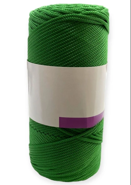 Makrome İpi 3mm Polyester  Yeşil ürün görseli
