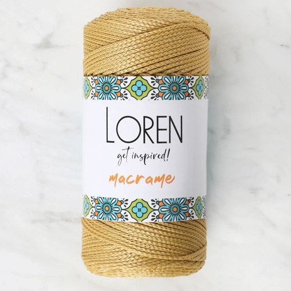 Loren Macrame Gold El Örgü İpi - RM 050 - 34329 ürün görseli