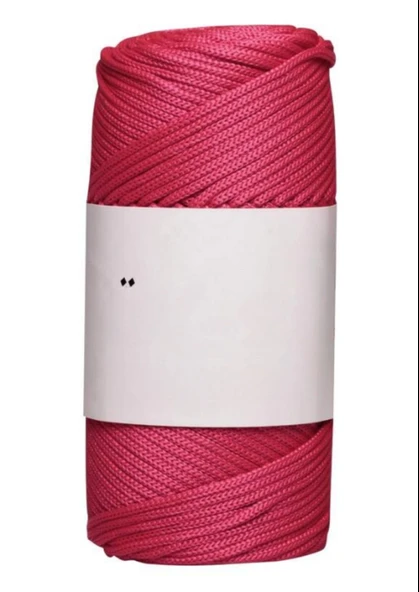 Makrome İpi 3mm Polyester  Fuşya ürün görseli