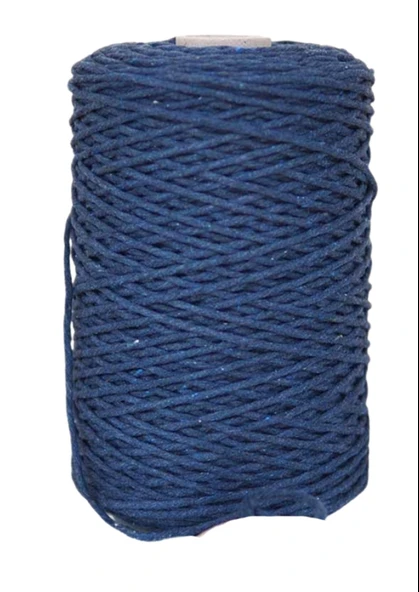 Pamuk Makrome 2 mm İndigo ürün görseli