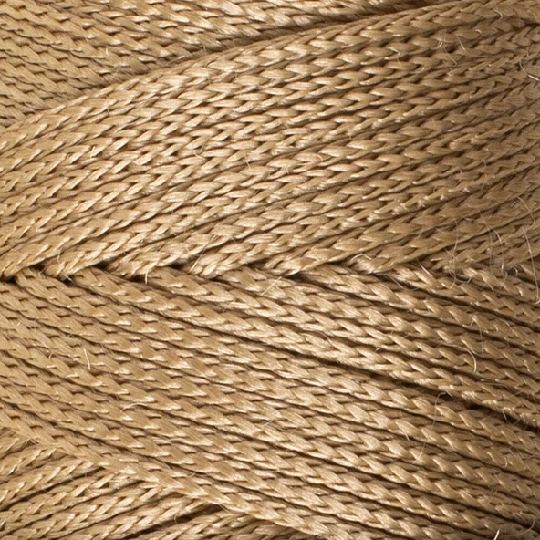 Loren Macrame Sütlü Kahve El Örgü İpi - RM 041 - 34328 - Resim 2