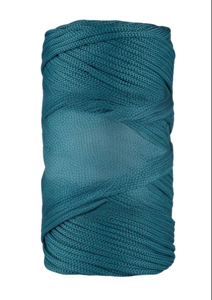 Makrome İpi 3mm Polyester  Petrol ürün görseli