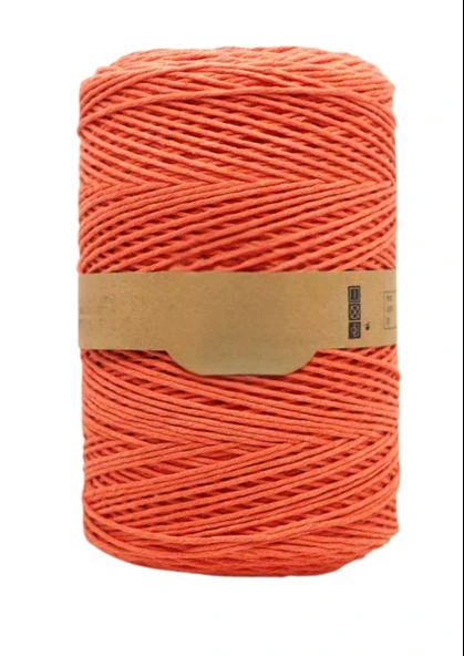 Pamuk Makrome 2 mm Turuncu ürün görseli