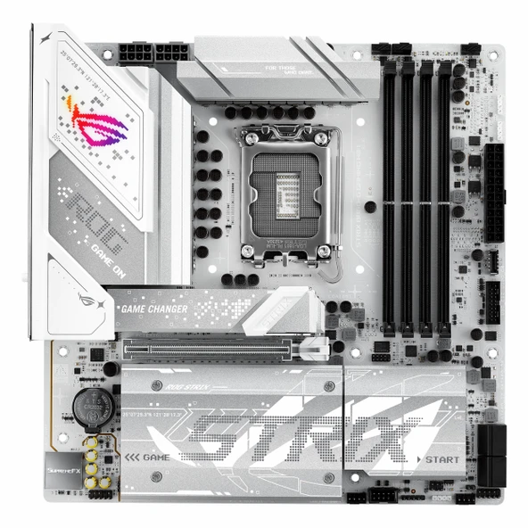 Asus ROG Strix B860-G Gaming WiFi DDR5 (9066MHz)OC M.2 HDMI/DP/USB-C PCIe 5.0 1851P mATX Anakart - Resim 2
