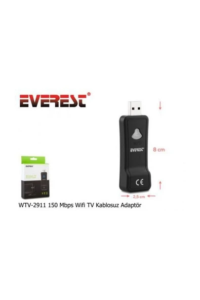 WTV-2911 150 Mbps Wi-Fi TV Kablosuz Adaptör - 2