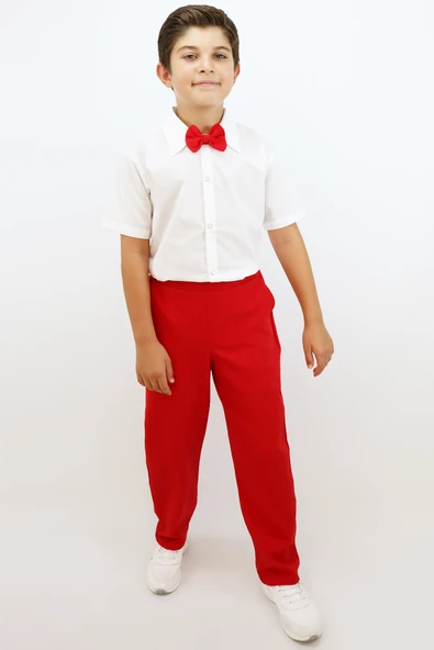 Erkek Çocuk Santino Papyonlu Alt Üst Takım 23 Nisan 29 Ekim 10 Kasım 19 Mayıs Gösteri Kıyafeti ürün görseli