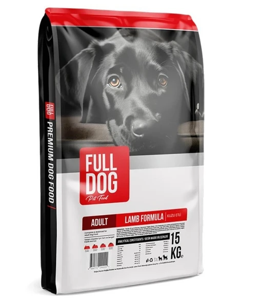 Full Dog Kuzu Etli Yetişkin Köpek Maması 15 kg - 1