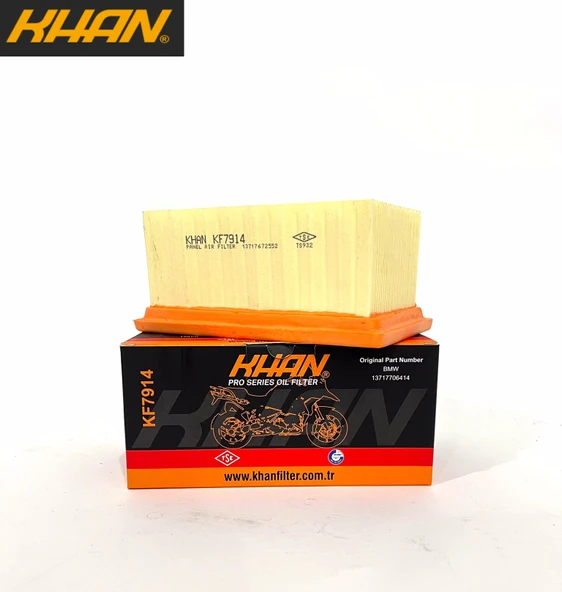 KHAN HAVA FİLTRESİ BMW R NINE T URBAN GS 1200cc 2016-2021 ürün görseli