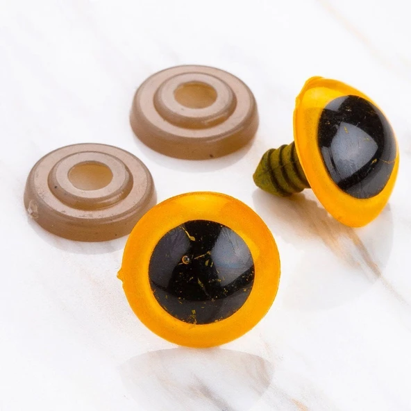 Loren 18 mm Sarı 5 Çift Amigurumi Göz ürün görseli