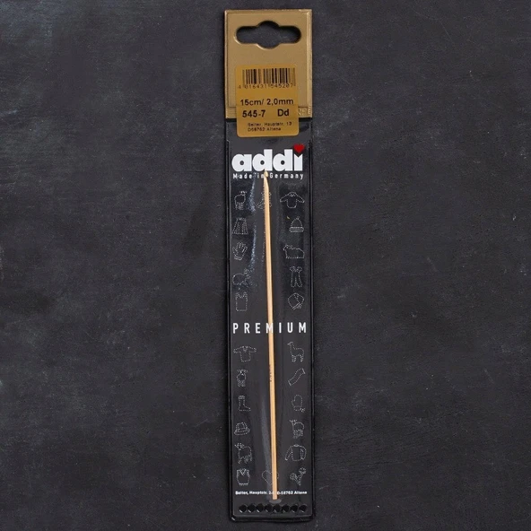 Addi Bambus 2mm 15cm Bambu Yün Tığ - 545-7 ürün görseli