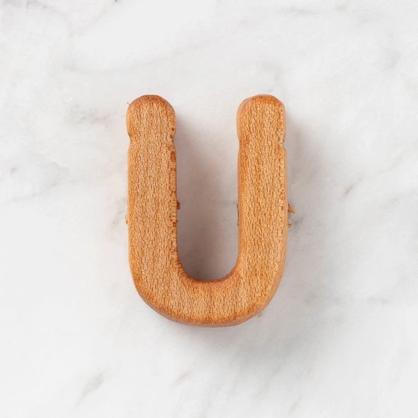 Hobi Baby Organik Ahşap Harf - Ü ürün görseli