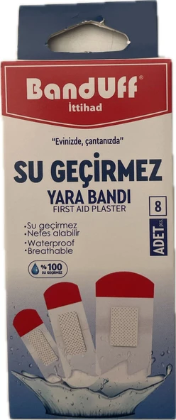 BANDUFF SU GEÇİRMEZ YARA BANDI 8Lİ 2 paket - 1