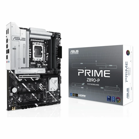 Asus Prime Z890-P DDR5 (8666MHz)OC M.2 HDMI/DP/USB-C PCIe 5.0 1851P ATX Anakart ürün görseli 1