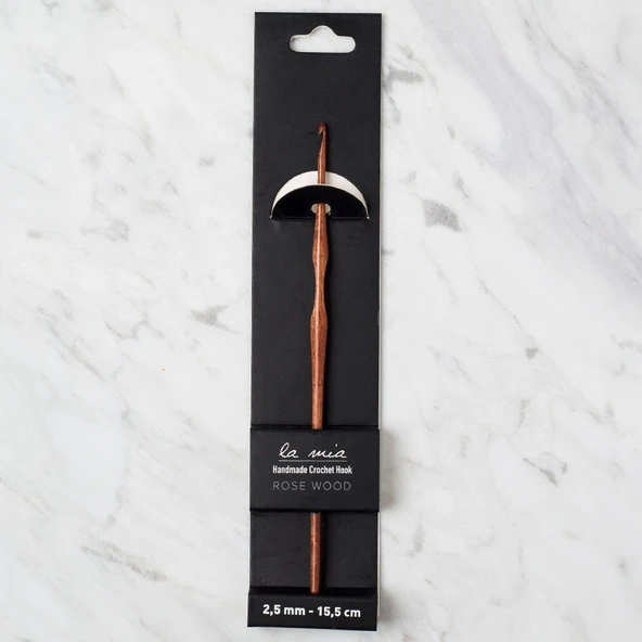 La Mia Rosewood 2.5 mm 15.5 cm Ahşap Yün Tığ ürün görseli