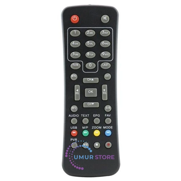 Amstrad Uydu Alıcı Kumandası ürün görseli