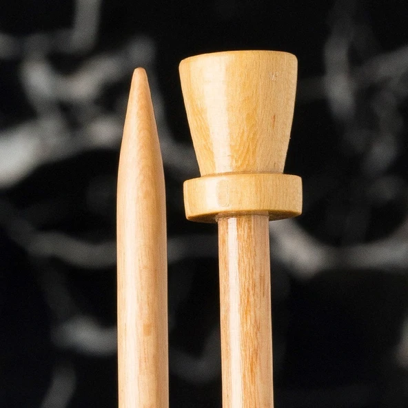 La Mia Whitewood 5.5 mm 36 cm Ahşap Örgü Şişi - Resim 2