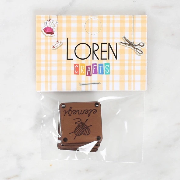 Loren Crafts Elemeği Deri Arma 5 Adet - 1587 - Resim 2