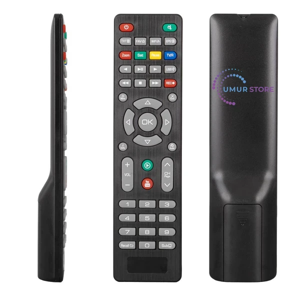 Millenium MLN-20000 Youtube Tuşlu Mini HD Uydu Kumandası ürün görseli 1